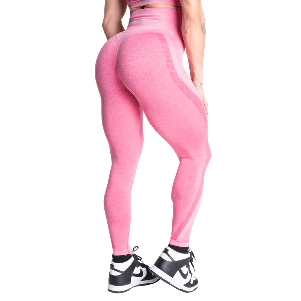Better Bodies Curve Scrunch Leggings/Træningstights, Hotpink melange