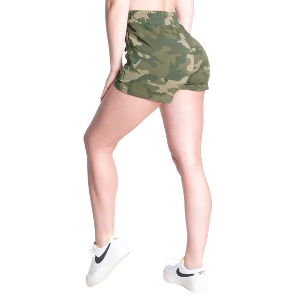 Better Bodies Empire bløde shorts/træningsshorts, vasket grøn camouflage