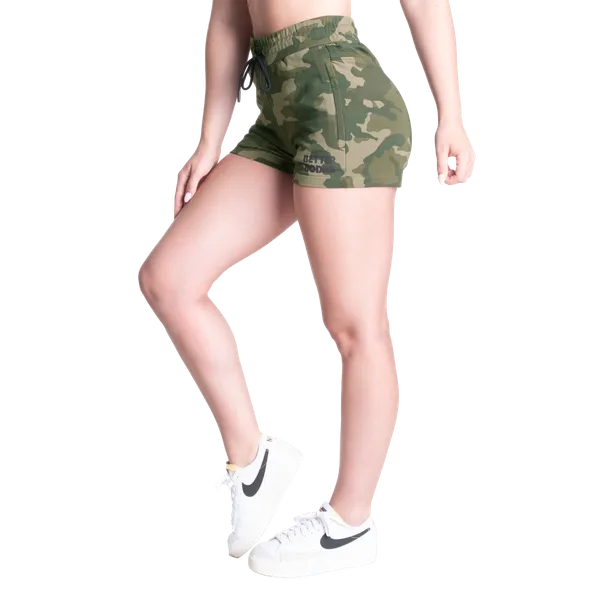 Better Bodies Empire bløde shorts/træningsshorts, vasket grøn camouflage