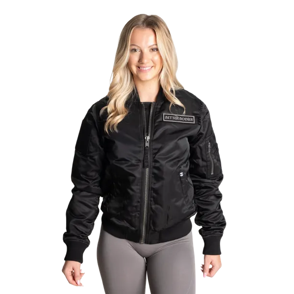 Better Bodies Utility Bomberjakke, Sort