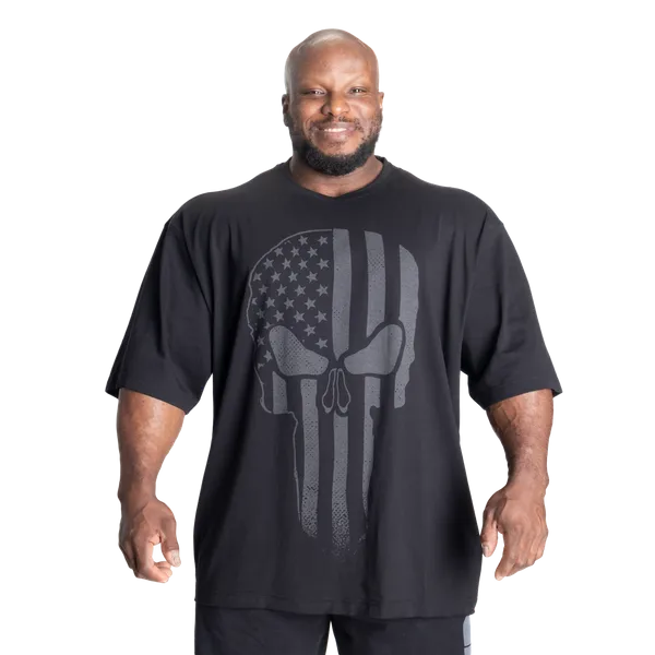Better Bodies Skull Union Iron T-shirt, Sort