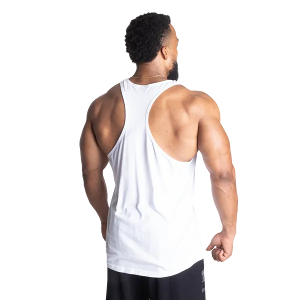 Better Bodies Logo Essential T-back Tanktop, Hvid