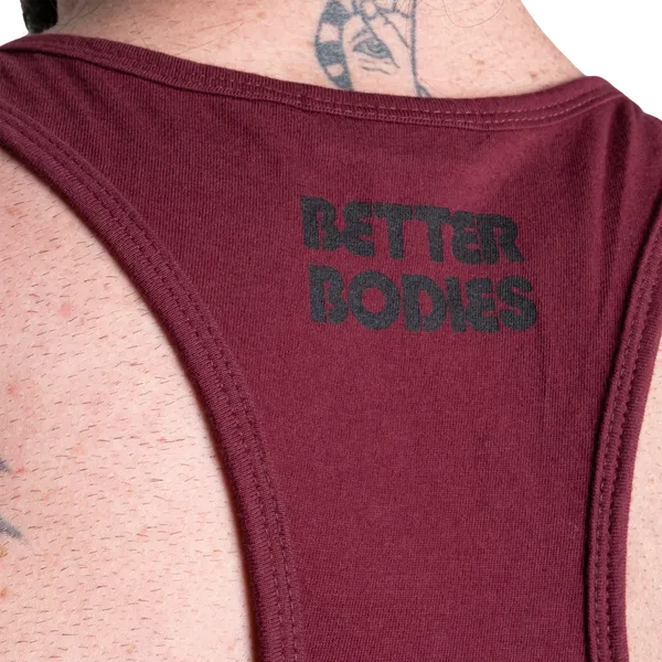 Better Bodies Essential T-back Tanktop, Rødbrun V2