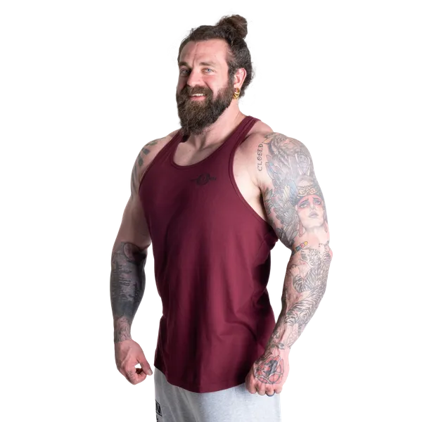 Better Bodies Essential T-back Tanktop, Rødbrun V2