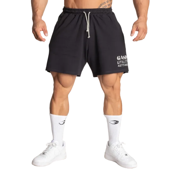 Gasp Thermo shorts/træningsshorts 6", Asfalt