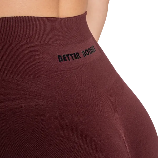 Better Bodies Scrunch leggings/træningstights, Rødbrun