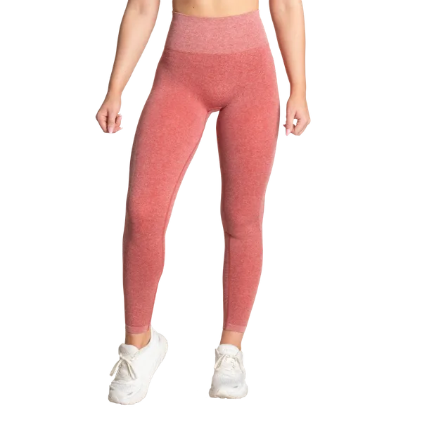 Better Bodies Curve Scrunch Leggings/Træningstights, Chili rød melange