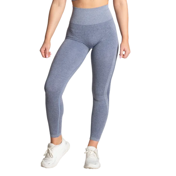 Better Bodies Curve Scrunch Leggings/Træningstights, Blå Melange