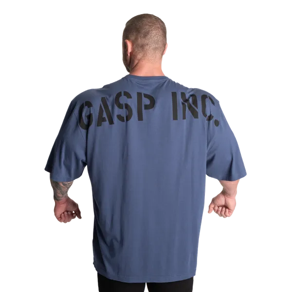 Gasp Division Iron T-shirt, Himmelblå