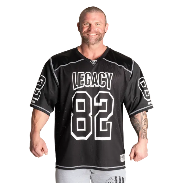 Better Bodies Legacy Football T-shirt, Black
