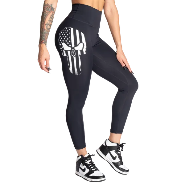 Better Bodies Skull Core Leggings/Træningstights, Sort