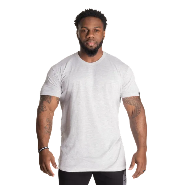 Better Bodies Standard T-shirt, Light Grey Melange