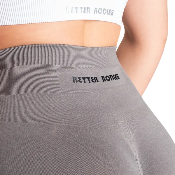 Better Bodies Scrunch leggings/træningstights, Røggrå