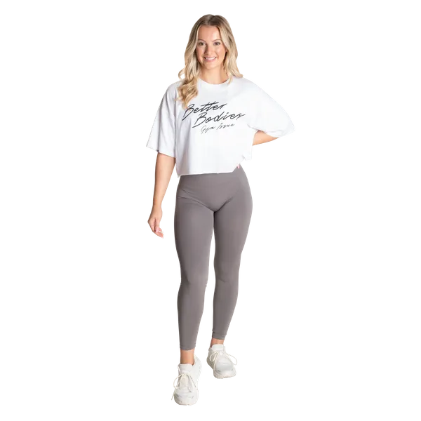 Better Bodies Scrunch leggings/træningstights, Røggrå