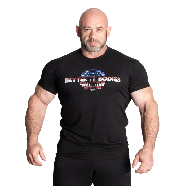 Better Bodies USA Standard T-shirt, Black