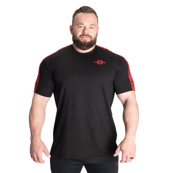 Better Bodies Bronx standard T-shirt, Sort/Rød