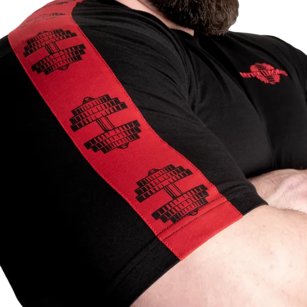 Better Bodies Bronx standard T-shirt, Sort/Rød