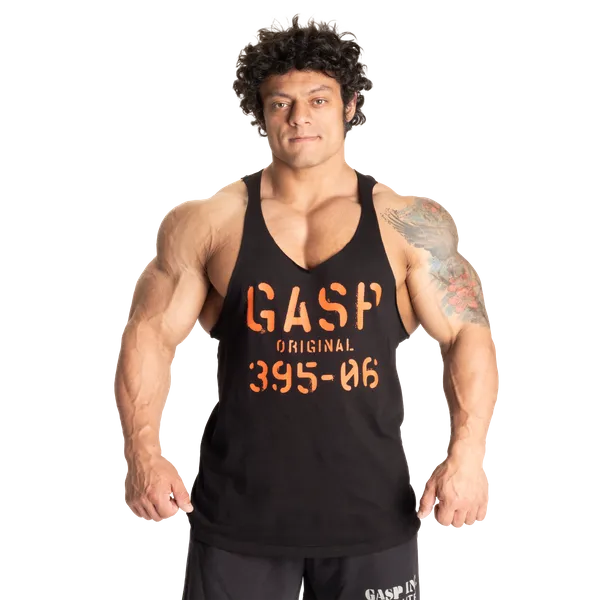 Gasp Original Stringer Linne, Black/Flame