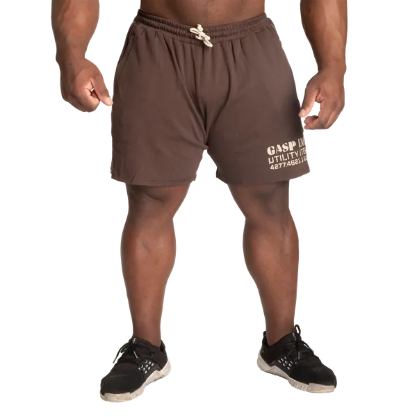 Gasp Termoshorts/træningsshorts 15 cm, Timber