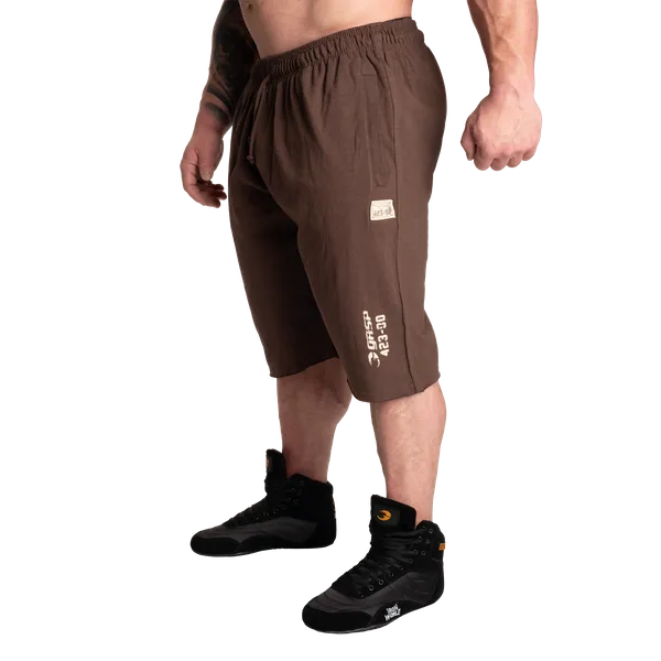 Gasp Throwback shorts/træningsshorts, Brun