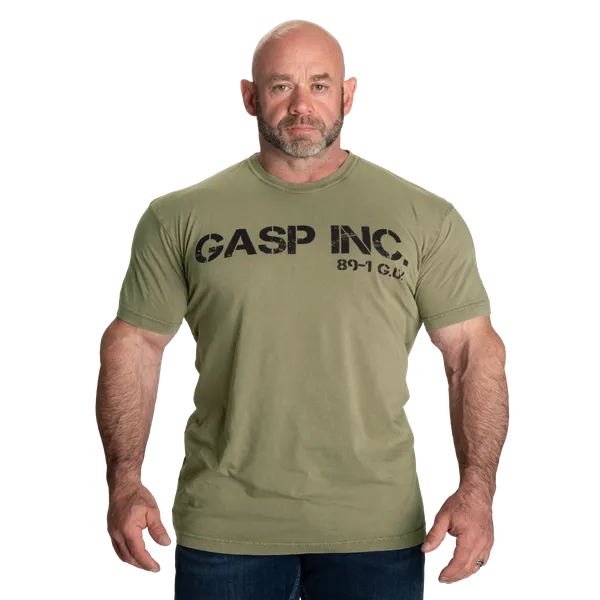 Gasp G.U.I Standard T-shirt, Washed Green