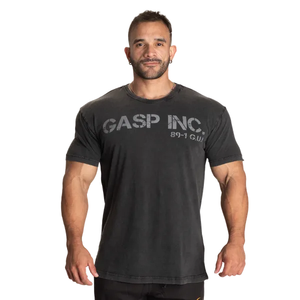 Gasp G.U.I Standard T-shirt, Washed Black