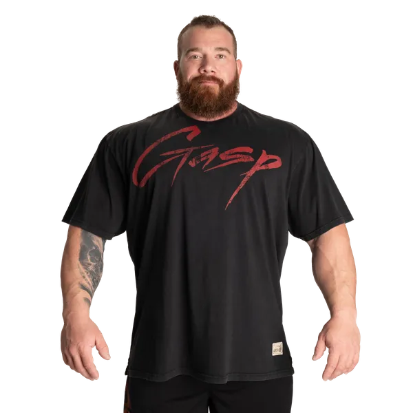 Gasp Vintage Original T-shirt, Washed Black/Red