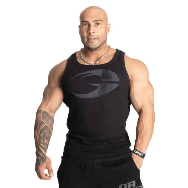 Gasp Original ribbed Linne, Black