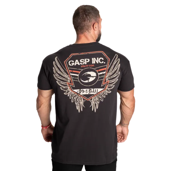 Gasp Utility Street T-shirt, Washed Black