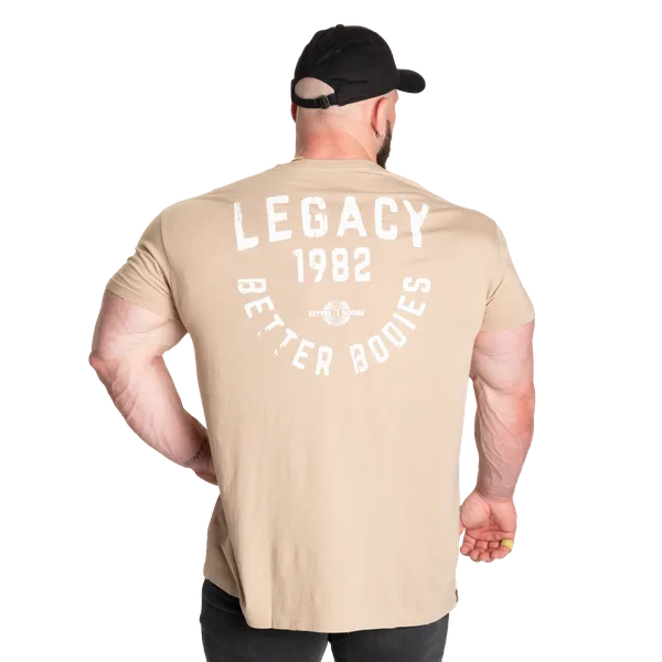 Better Bodies Legacy Street T-shirt, Washed Desert
