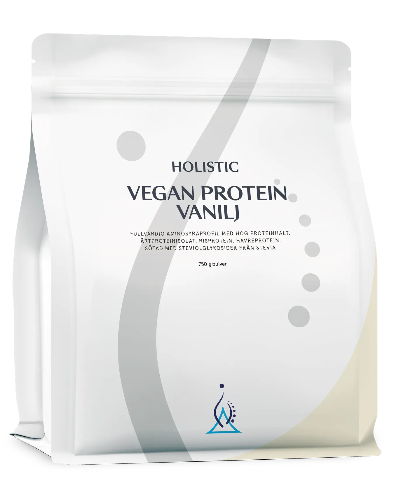 Holistisk vegansk protein vanilje, 750 g