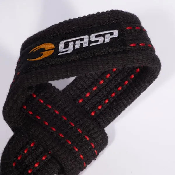 GASP Lifting straps, Black/Red