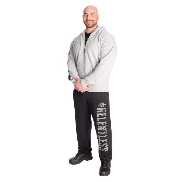 Better Bodies Standard Zip Hoodie, Light Grey Melange