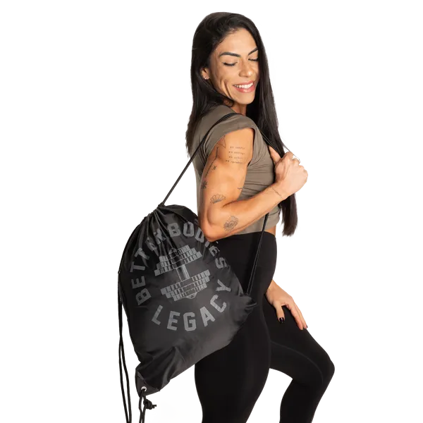 Better Bodies Stringbag BB, Black/Smoke Grey