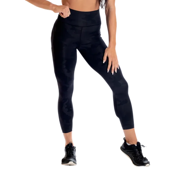 Better Bodies High waist leggings/Träningstights, Black camo V2