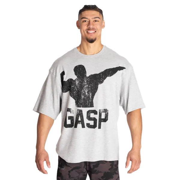 Gasp Archer Thermal Iron T-shirt, Grey Melange