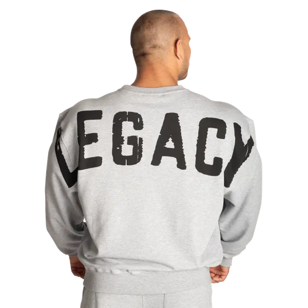 Better Bodies Legacy Sweatshirt/Træningssweatshirt, Lysegrå Melange