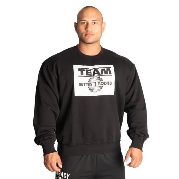 Better Bodies Team BB Sweatshirt/Träningströja, Black