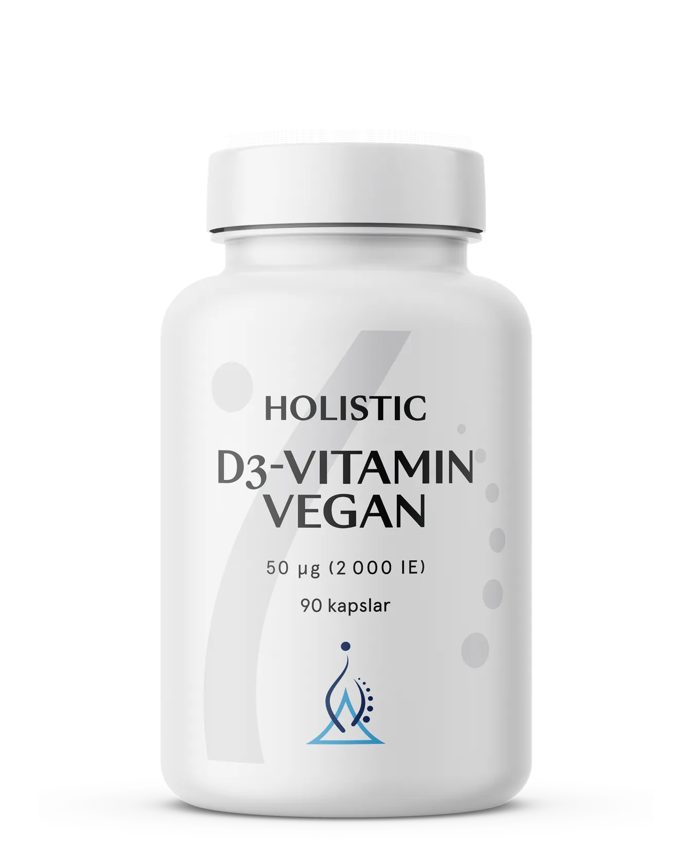 Holistisk Vitamin D3 Vegan 2000, 90 kapsler