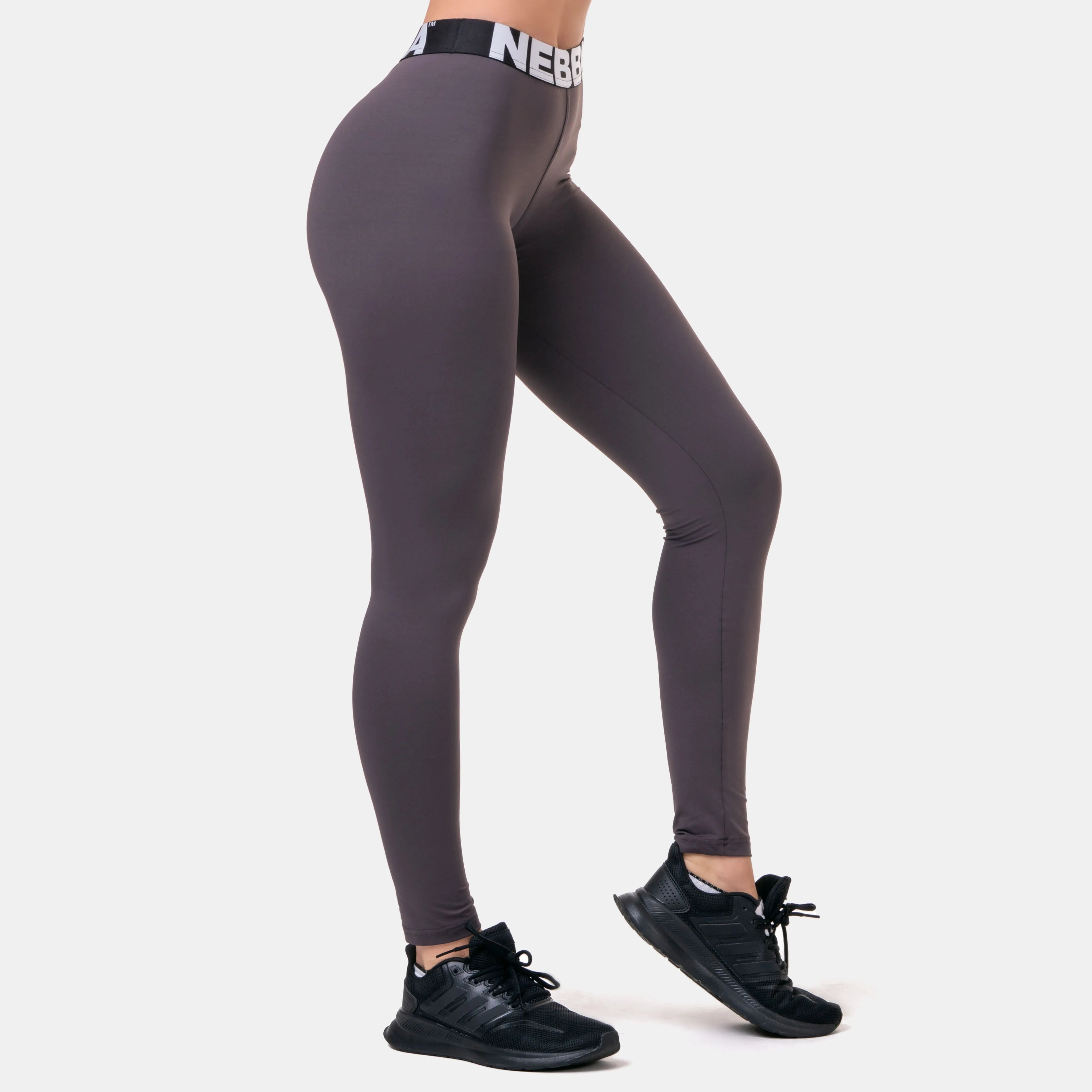 NEBBIA Squat HERO Scrunch Butt leggings/Träningstights, marron