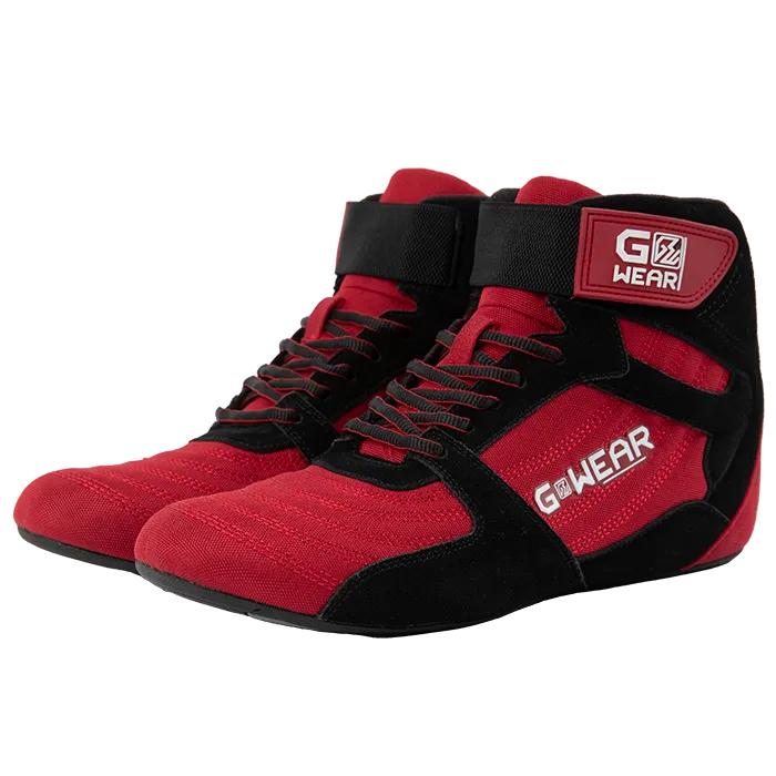 Gorilla Wear Gwear Pro High Tops, rød/sort