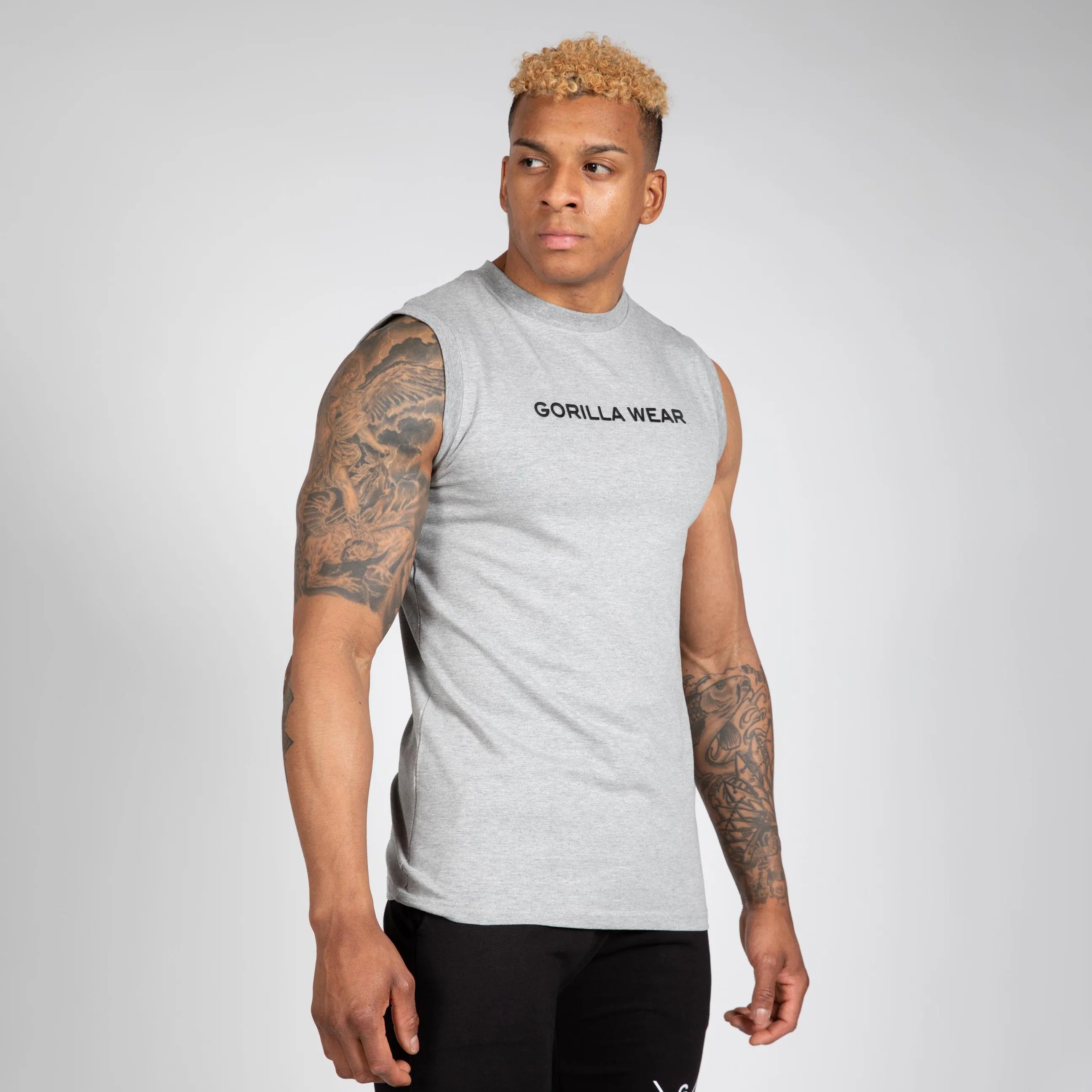 Gorilla Wear - Sorrento Ærmeløs T-shirt, grå