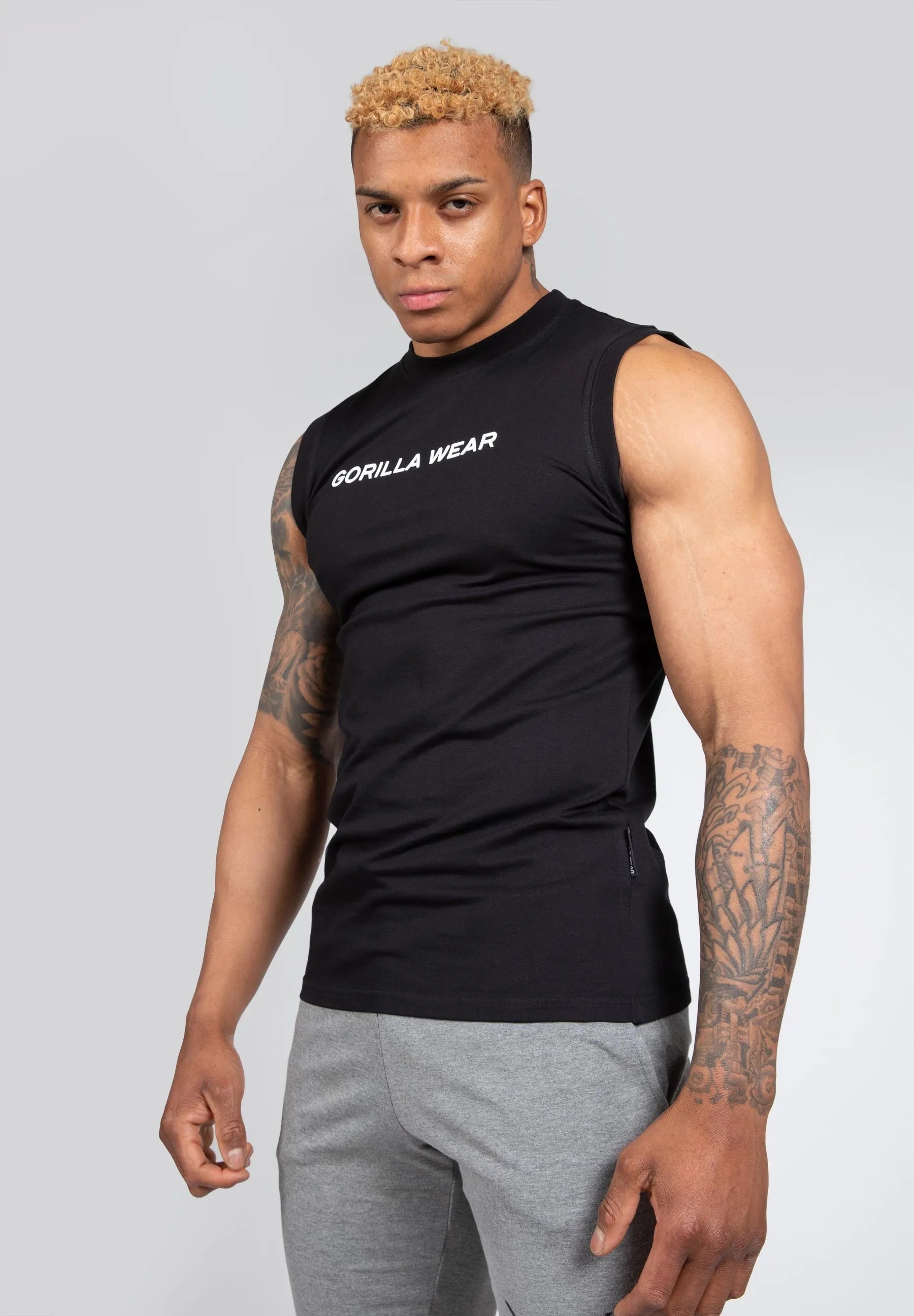 Gorilla Wear - Sorrento Sleeveless T-Shirt, black