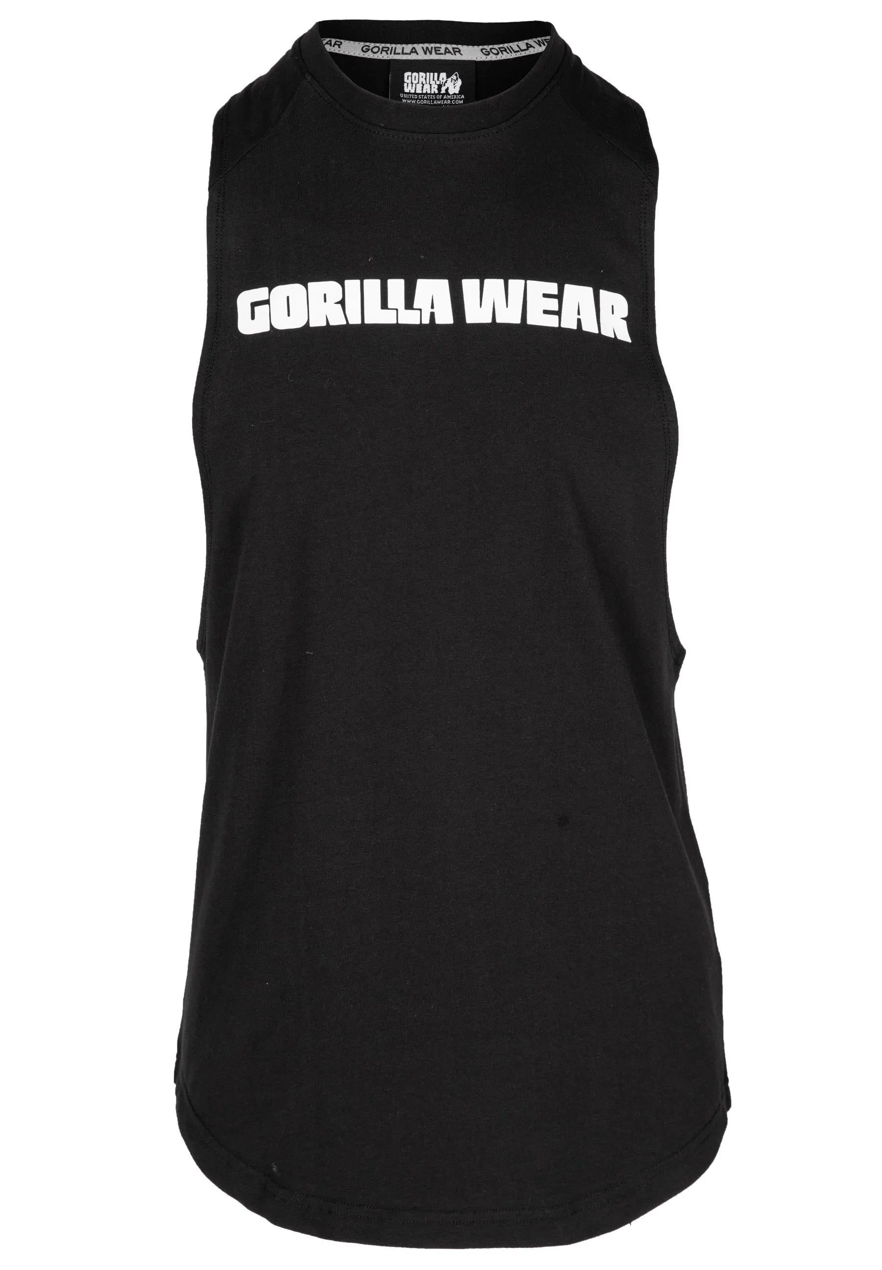 Gorilla Wear - Milo Drop Armhole Tanktop/Linje, sort