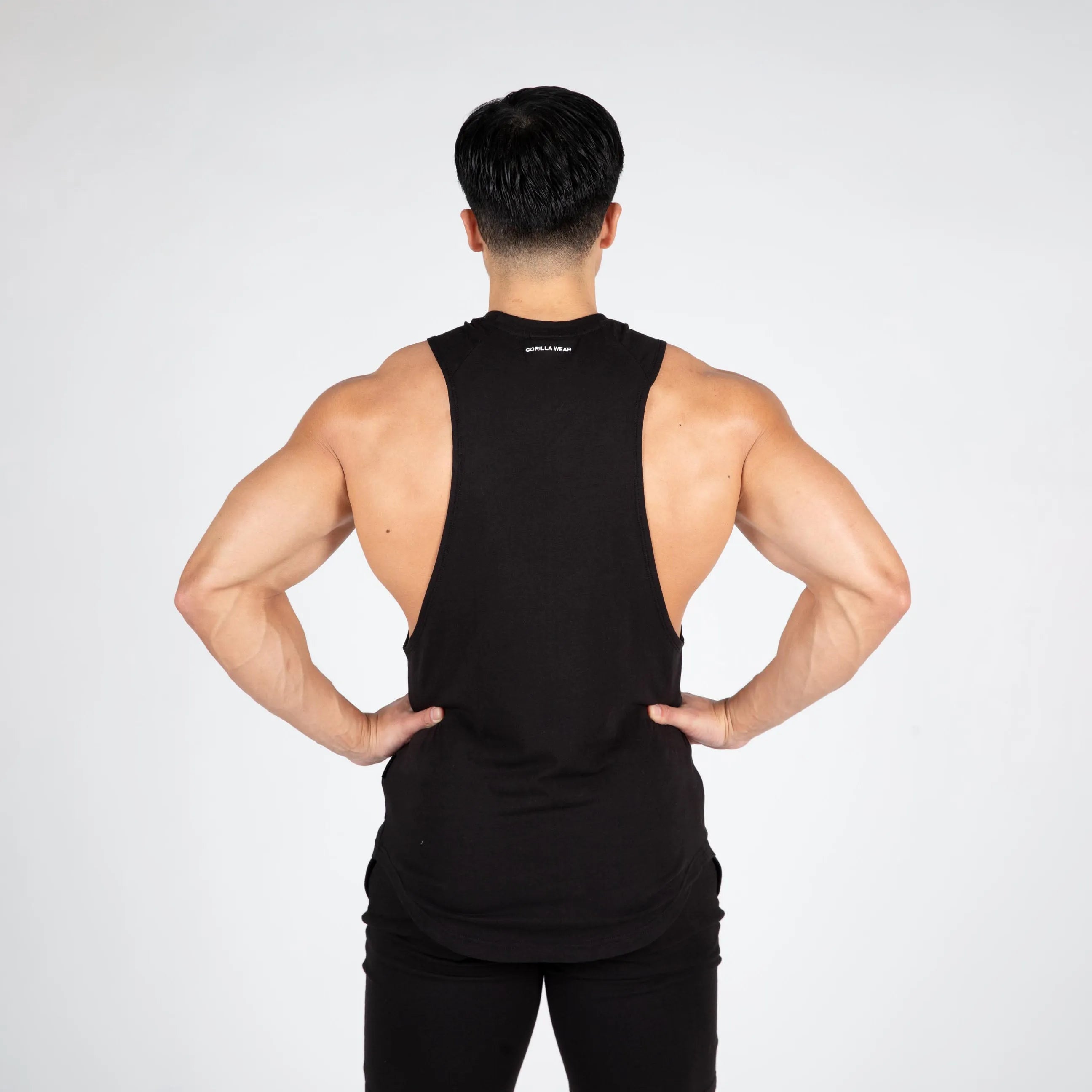 Gorilla Wear - Milo Drop Armhole Tanktop/Linje, sort