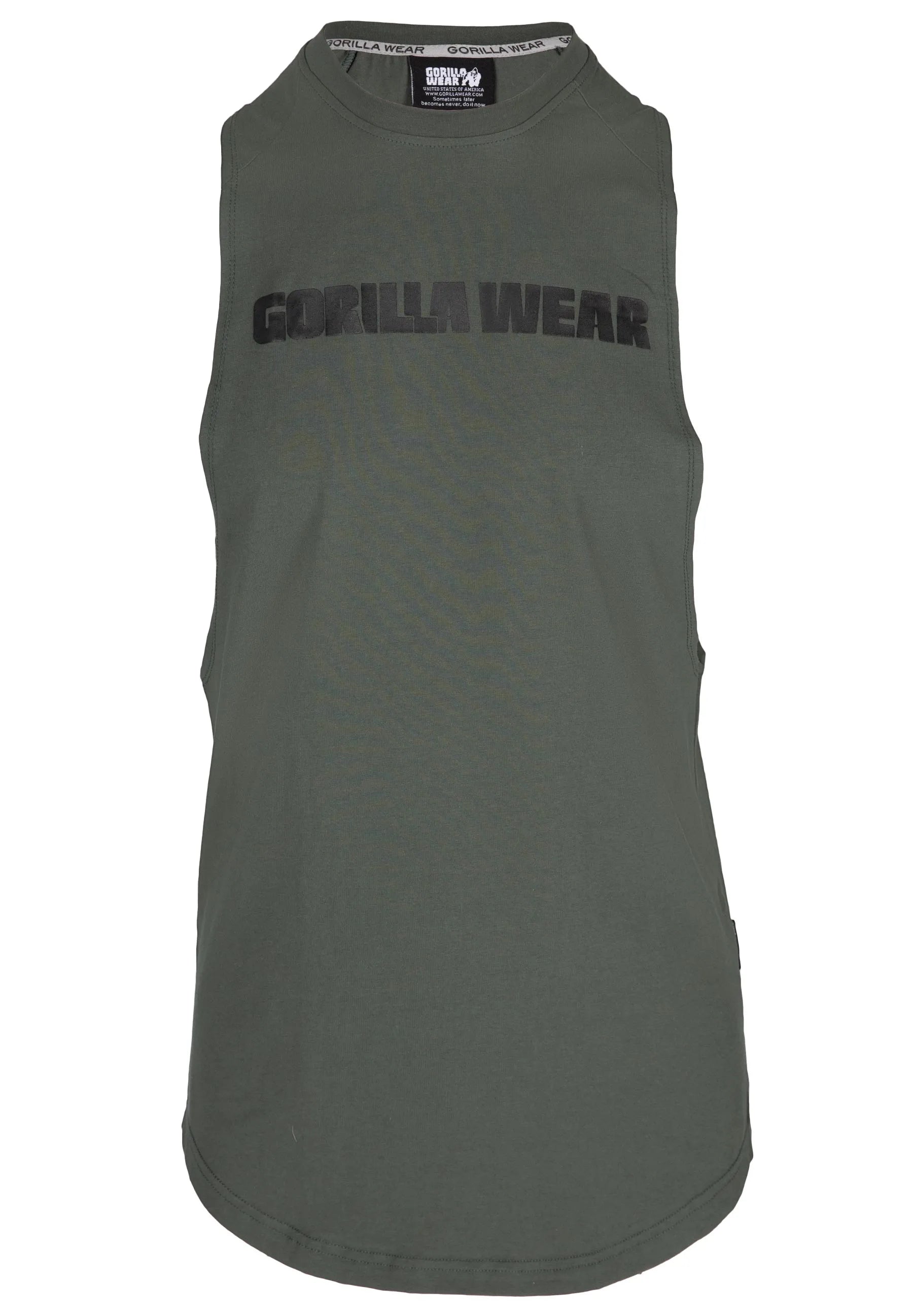 Gorilla Wear - Milo Drop Armhole Tank Top/Linne, green