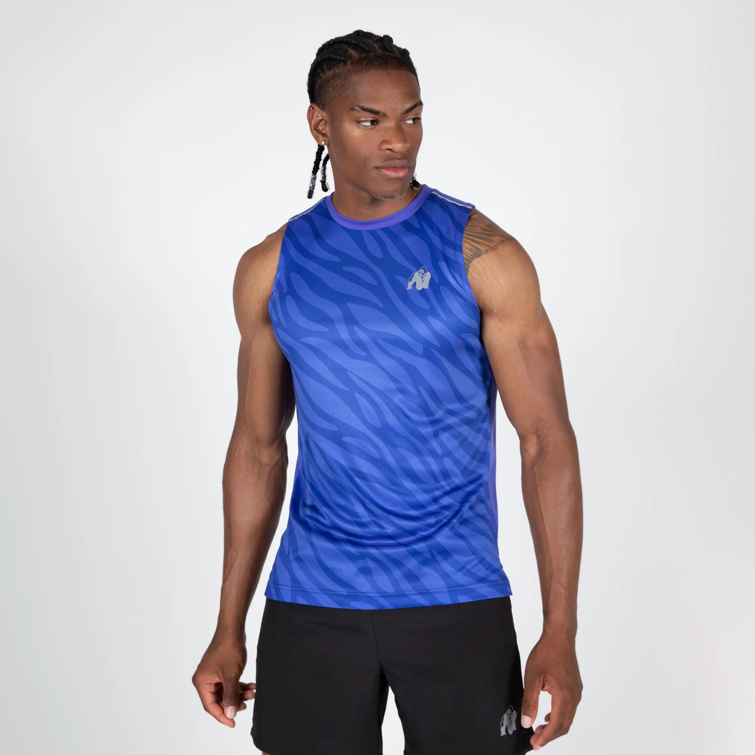 Gorilla Wear - Washington Tanktop/Linér, blå