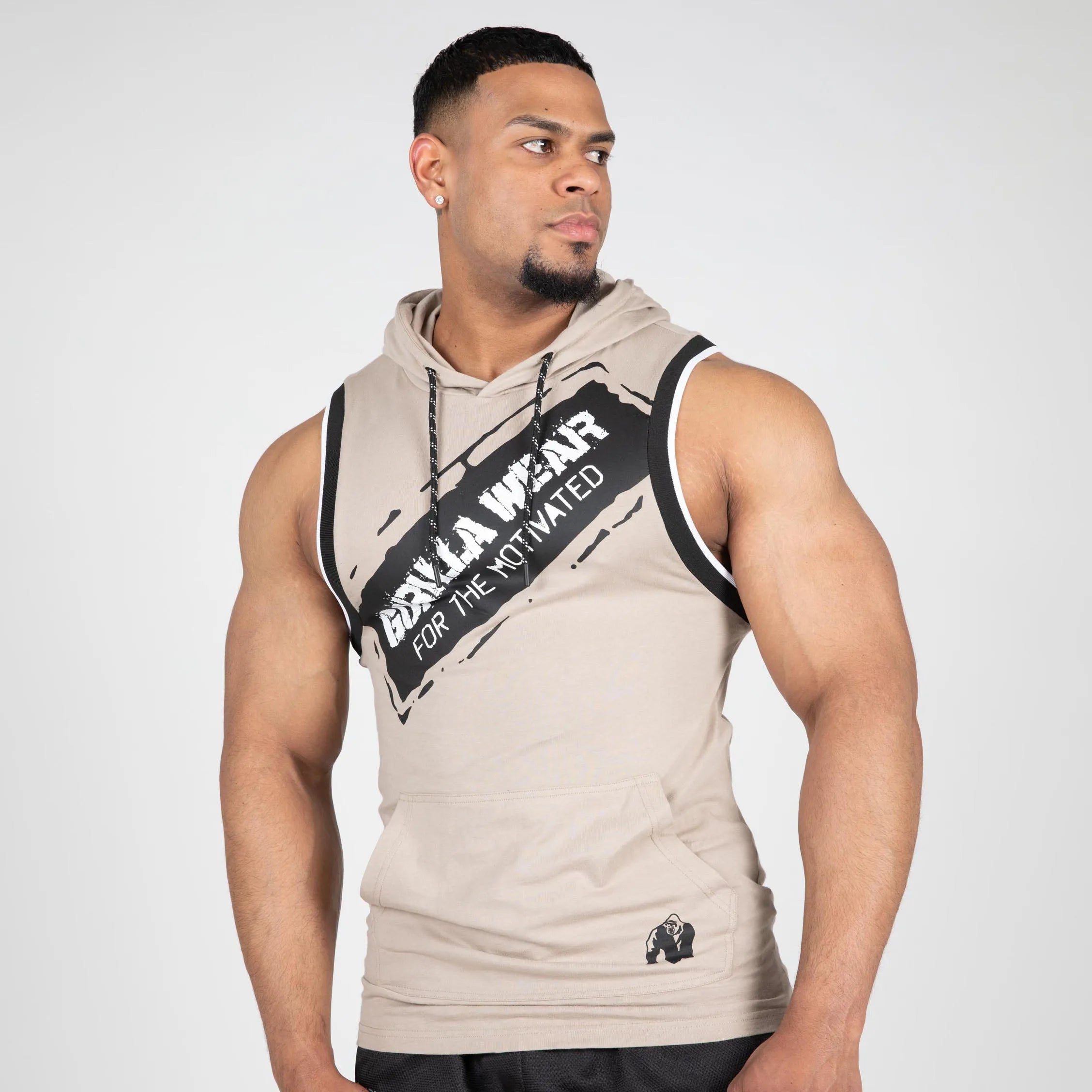 Gorilla Wear Loretto hættetop, beige