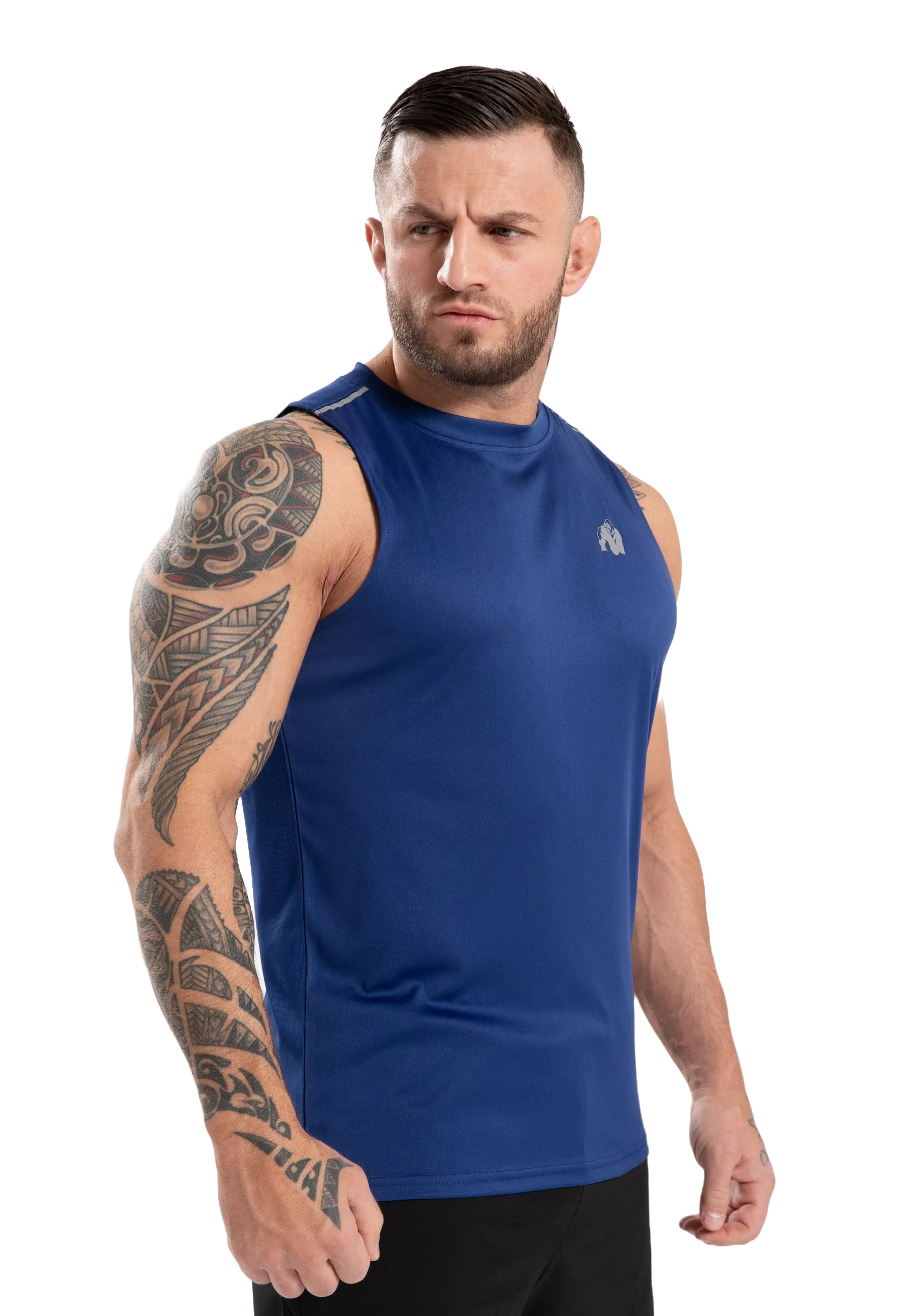 Gorilla Wear Easton Tanktop/Linje, blå