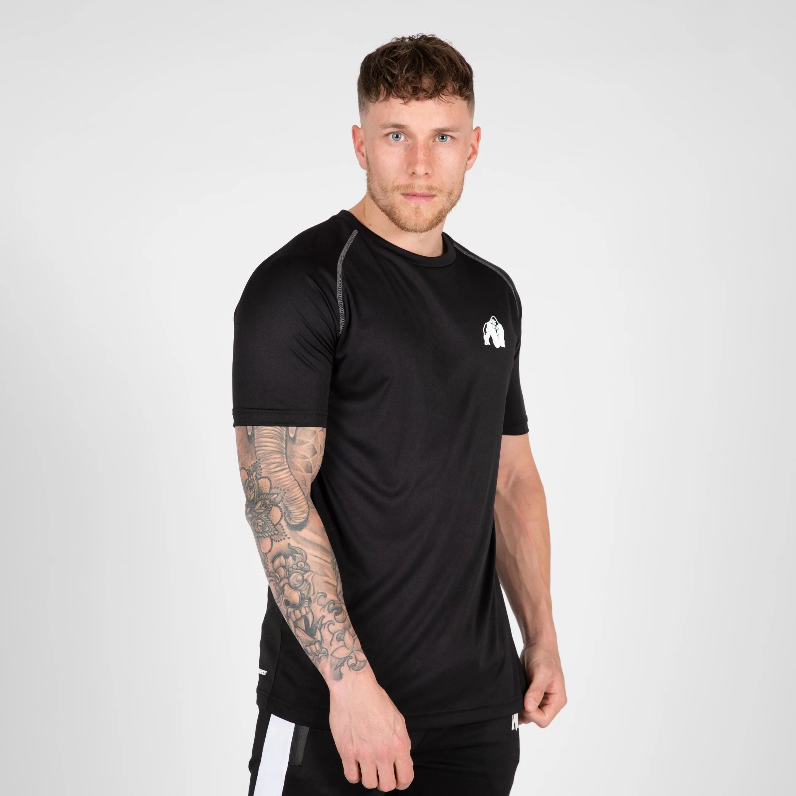 Gorilla Wear Performance T-shirt, sort/grå
